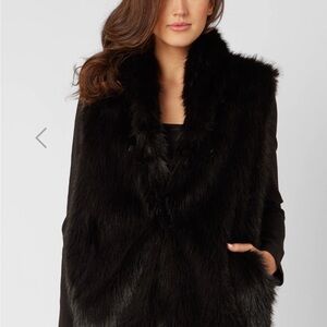 Michael Kors faux fur vest size small new with tag
